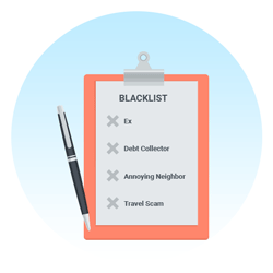 Block list calls