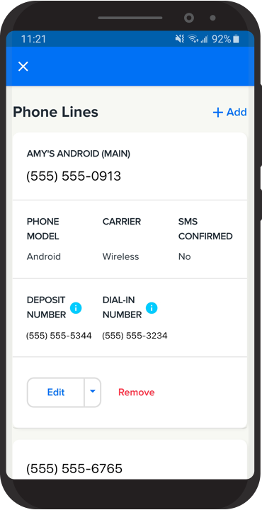 Image of inbox on phone