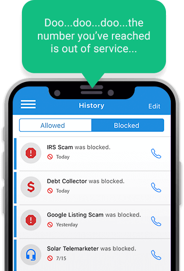 Doo...doo...doo...the number you've reached is out of service...